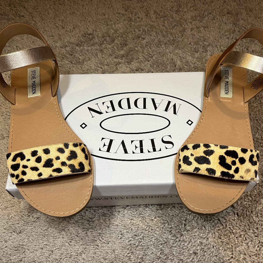 Steve Madden Animal Print Sandal